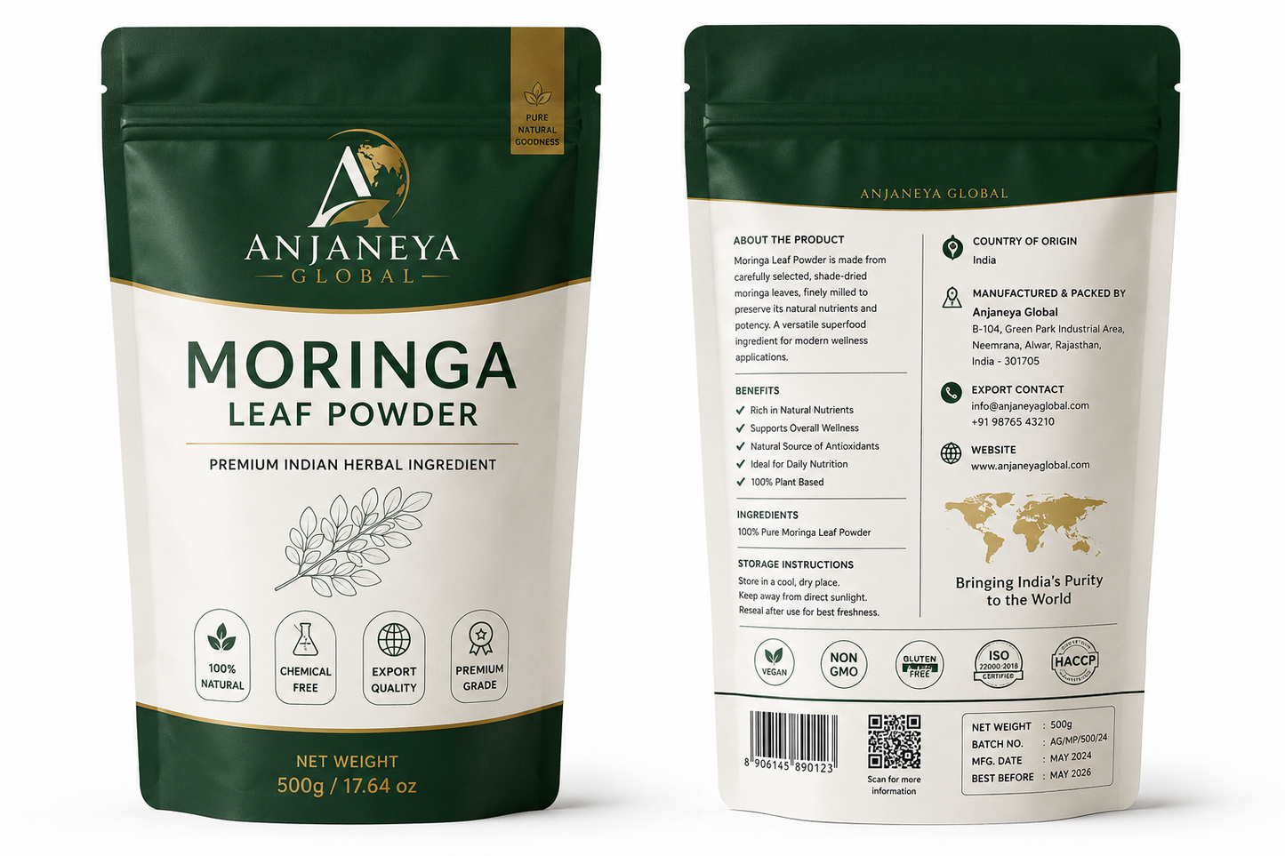 Premium Moringa Leaf Powder