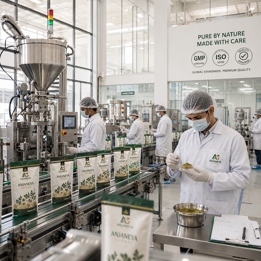 Herbal Manufacturing Process | Anjaneya Global