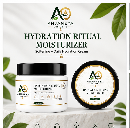 Anjaneya Origins Hydration Ritual Moisturizer | Softening & Daily Hydration Cream | For All Skin Types | 100 g