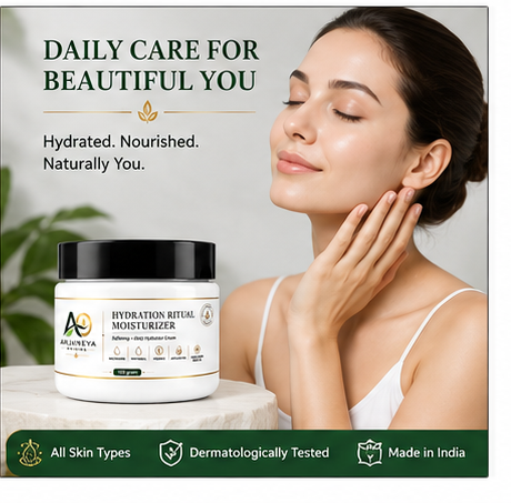 Anjaneya Origins Hydration Ritual Moisturizer | Softening & Daily Hydration Cream | For All Skin Types | 100 g